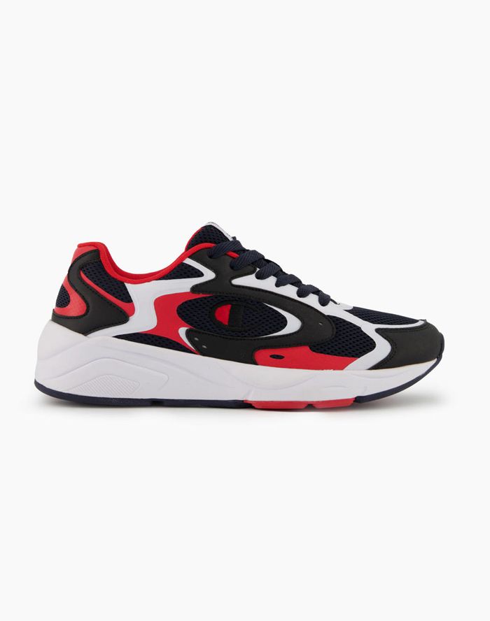 Champion Sneakers Heren - Zwart/Rood - Lexington 200 ( 923687-QFI )